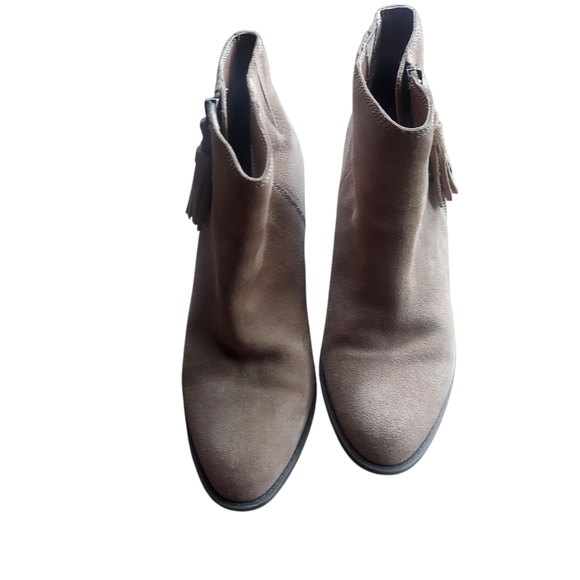 Vionic Shoes - Vionic‎ Tan Ankle Booties with Suede Finish 8